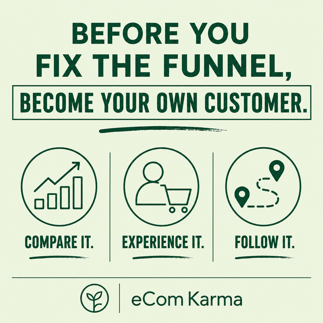 Before You Fix the Funnel, Become Your Own Customer