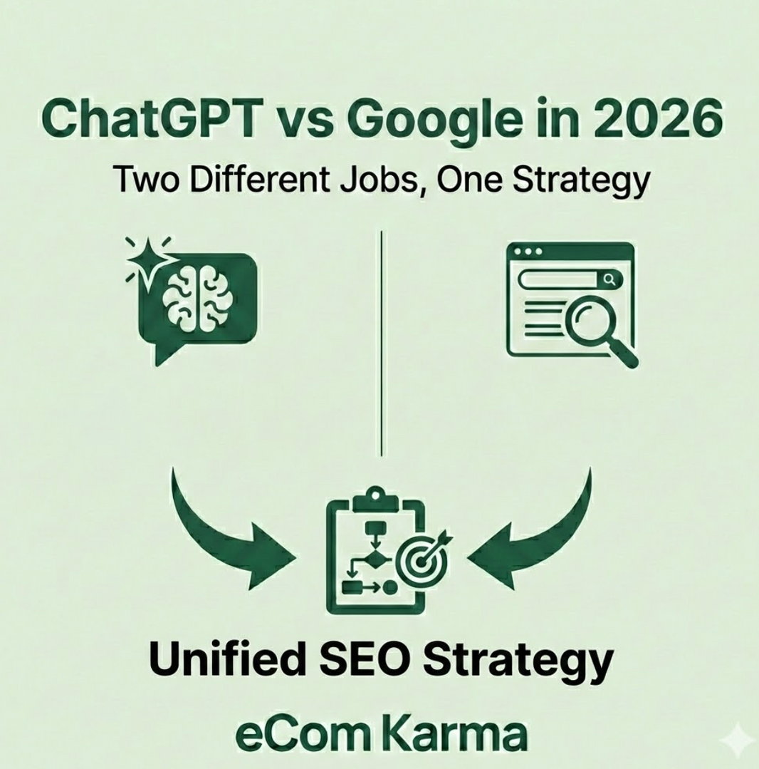 ChatGPT vs Google in 2026: Two Different Jobs, One Strategy